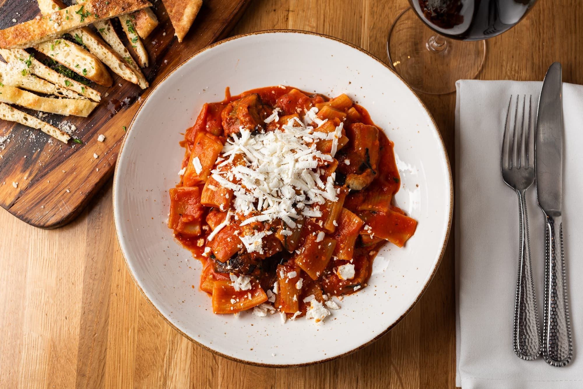 Il Nido pasta dish